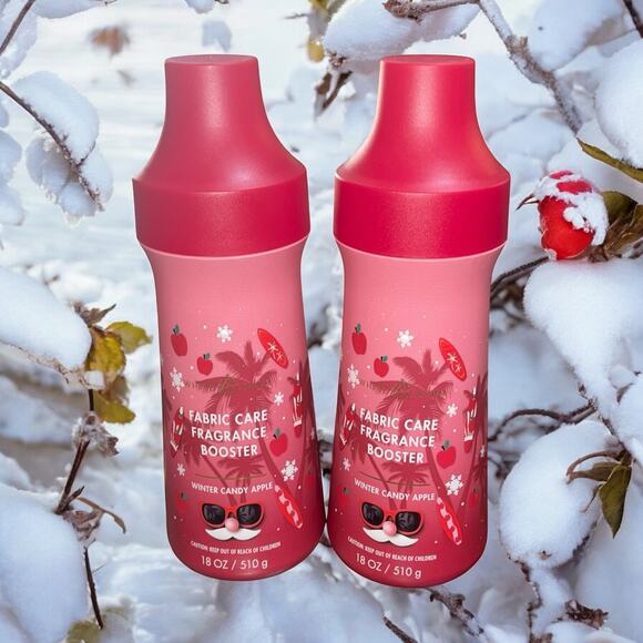 Bath & Body Works White Barn Winter Candy Apple Fragrance Booster 18 oz Lot of 2 - Picture 10 of 10